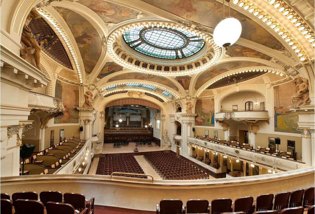 Municipal House in Prague Smetana Hall concerts Be